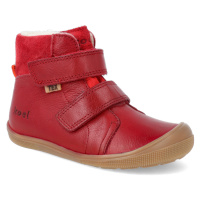 Barefoot zimní obuv s membránou Koel - Emil nappa Tex Red červená