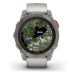 Garmin Fēnix 7 Pro Sapphire Solar Edition Titanium s řemínkem Fog Gray / Ember Orange 010-02777-