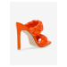 Oranžové dámské sandály na podpatku Steve Madden