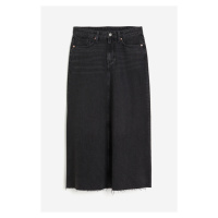 H & M - Džínová sukně Feather Soft - černá