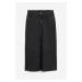 H & M - Džínová sukně Feather Soft - černá