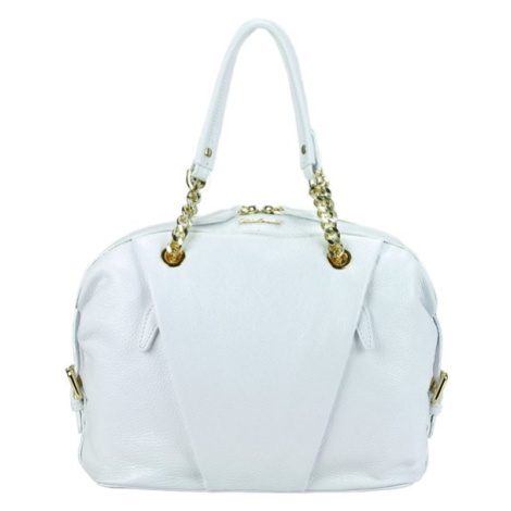 Luxusní kožená kabelka Gilda Tonelli 0432 VIT bílá