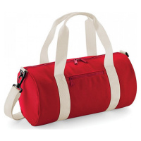 BagBase Mini válcovitá taška s váčkovou kapsou na zip 12 l