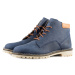 Vasky Hillside Blue - Dámské kožené kotníkové boty modré, se zateplením - podzimní / zimní obuv 