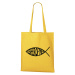 DOBRÝ TRIKO Bavlněná taška s potiskem Fisher of men Barva: Žlutá