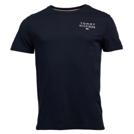 Tommy Hilfiger ORIGINAL-CN SS TEE LOGO Pánské tričko, tmavě modrá, velikost