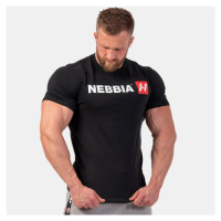 NEBBIA - Tričko na sport pánské Red "N" 292 (black) - NEBBIA