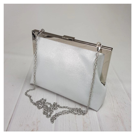 Stříbrná třpytivá kabelka