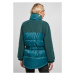 Ladies Sherpa Mix Puffer Jacket - jasper