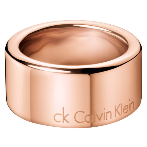 Calvin Klein Bronzový prsten Hook Large KJ06PR10020