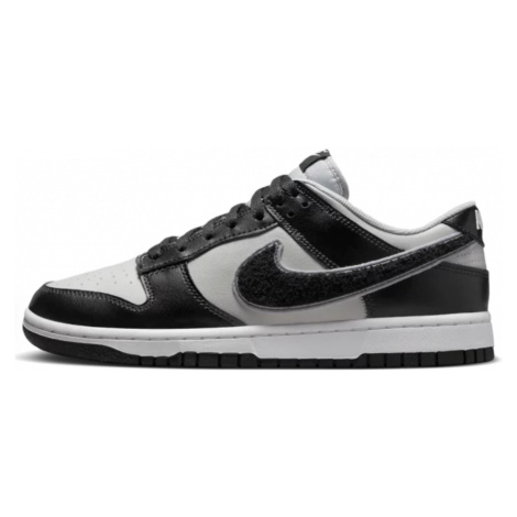 Nike Dunk Low Chenille Swoosh Black Grey