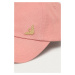 Čepice EA7 Emporio Armani růžová barva, hladká