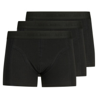 3PACK pánské boxerky Jack and Jones černé