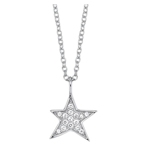 Engelsrufer Stříbrný náhrdelník Hvězda se zirkony ERN-LILSTAR-ZI