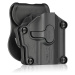 Univerzální pistolové pouzdro Mega-Fit Compact Cytac® / pádlo – pravá strana, Černá