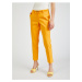 Orsay Oranžové dámské zkrácené kalhoty s páskem - Dámské