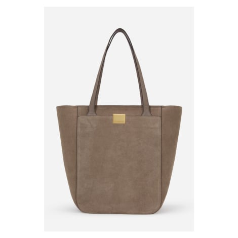 Kabelka karl lagerfeld k/forever special tote suede ash grey