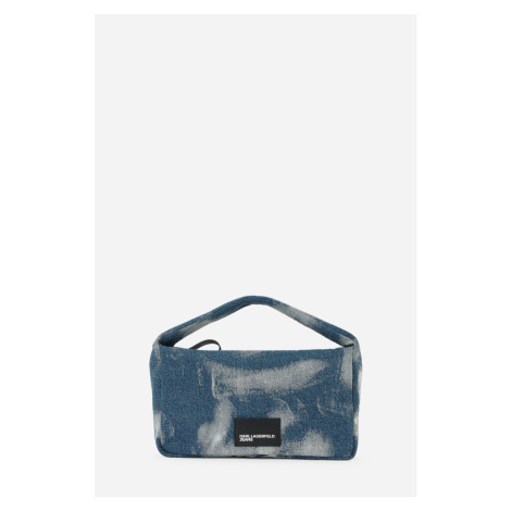 Kabelka karl lagerfeld jeans klj denim mini hobo bleached denim