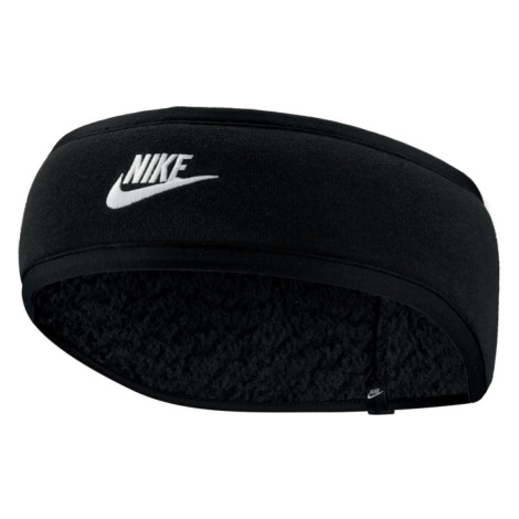 NIKE-MN HEADBAND CLUB FLEECE BK/WH Černá 54,9/59,6cm