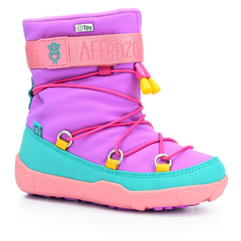 Affenzahn Snow Boot Vegan Purple Owl