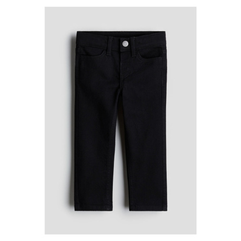 H & M - Superstretch Slim Fit Jeans - černá H&M