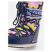 Dámské vysoké zimní boty MOON BOOT MB ICON FLOWER-JB10 LILAC CYBER LIME