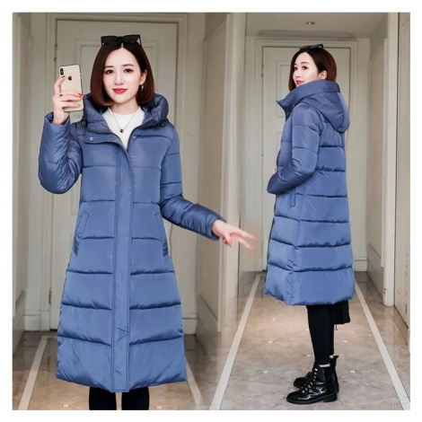 Dámská zateplená bunda – dlouhý zimní kabát