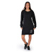 Dámské mikinošaty Barrsa Basic Dress black