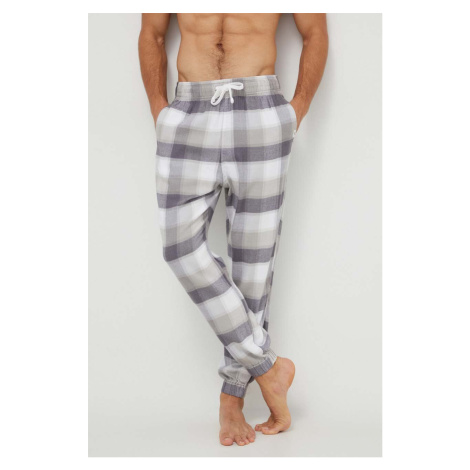 Pyžamové kalhoty Hollister Co. 2-pack pánské, šedá barva