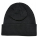 Recycled Basic Beanie and Scarf Set - black