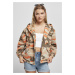 Dámská oversized bunda Camo Parka s cihlovou maskou