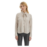 Košile la martina woman shirt l/s printed poplin bílá