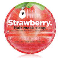 Bear Fruits Strawberry maska na vlasy pro lesk a hebkost vlasů