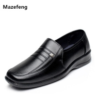 Nazouvací business boty kožené loafers pro pány