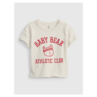 GAP Dětské tričko baby bear - Kluci
