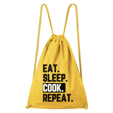 DOBRÝ TRIKO Bavlněný batoh s potiskem Cook Barva: Žlutá