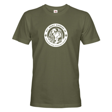 Pánské tričko Kavalír King Charles - dárek pro milovníky psů BezvaTriko