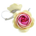 Troli Růžovo-vanilkové visací náušnice ve tvaru kytiček Summer Flower