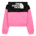 The North Face Girls Drew Peak Crop P/O Hoodie Růžová