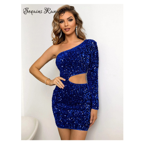 Společenské krátké šaty Sequins SQ622 Sequins Fashion