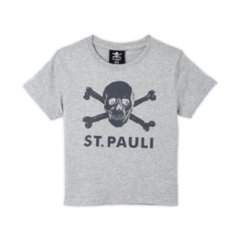 Dětské tričko St. Pauli Skull grey