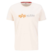 Alpha Industries Tričko Label T jet stream white