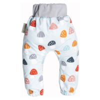 Dětské softshellové kalhoty s membránou Monkey Mum® - Pestrobarevné mochomůrky 62