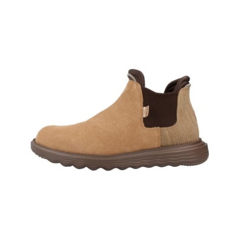 HEYDUDE BRANSON BOOT SUEDE Hnědá