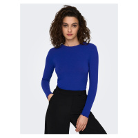 Tmavě modré dámské basic tričko ONLY Lamour - Dámské