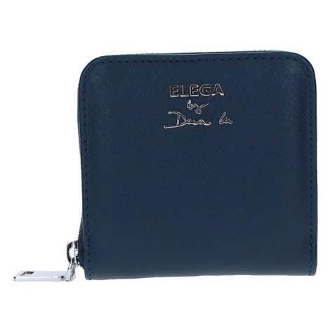 ELEGA by Dana M Malá zipová peněženka modrá/stříbro