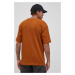 Bavlněné tričko Premium by Jack&Jones hnědá barva, s potiskem