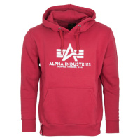 Alpha Industries Mikina Basic Hoody rbf red