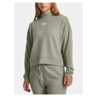 Under Armour Mikina UA Rival Terry Mock Crew-GRN - Dámské