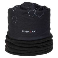 Finmark FSW-203 Multifunkční šátek s fleecem, černá, velikost